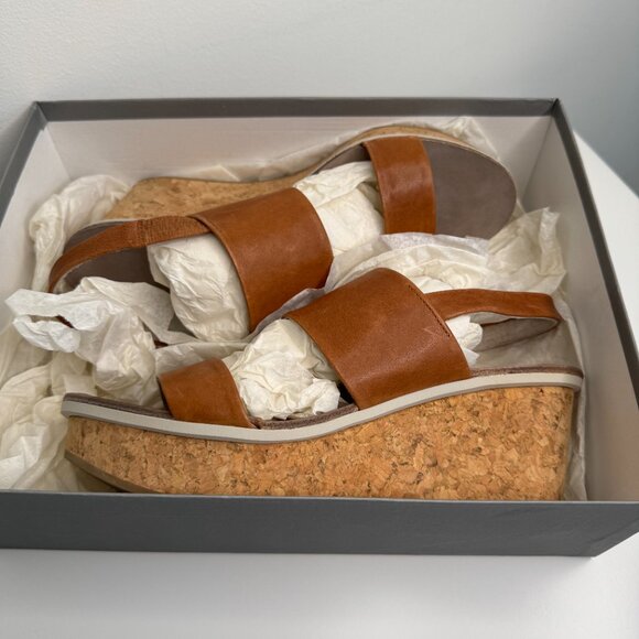 Coclico Mandrake wedge sandal, tan, size EU 39 - Picture 7 of 10